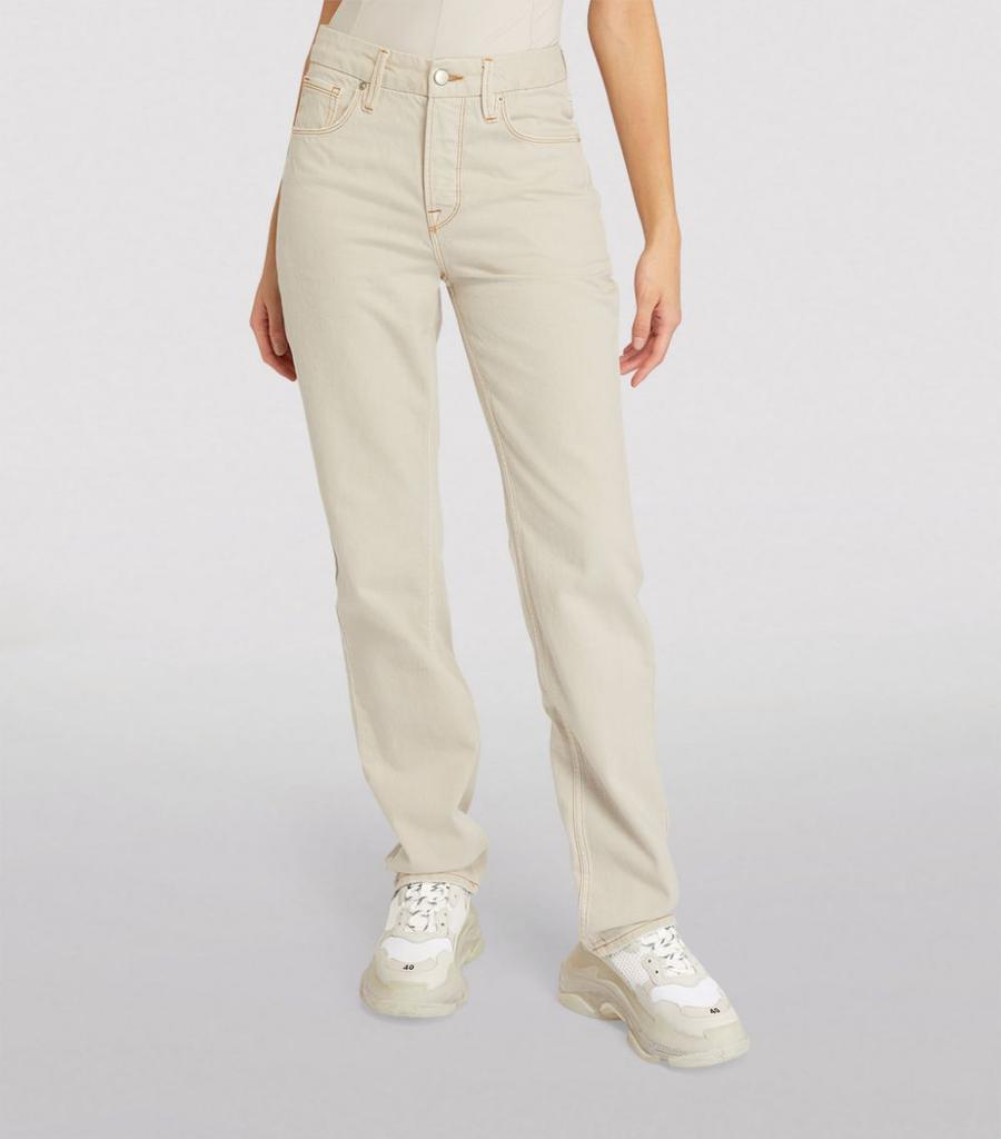 商品Good American|Good ‘90s Icon High-Rise Slim Jeans,价格¥1251,第5张图片详细描述