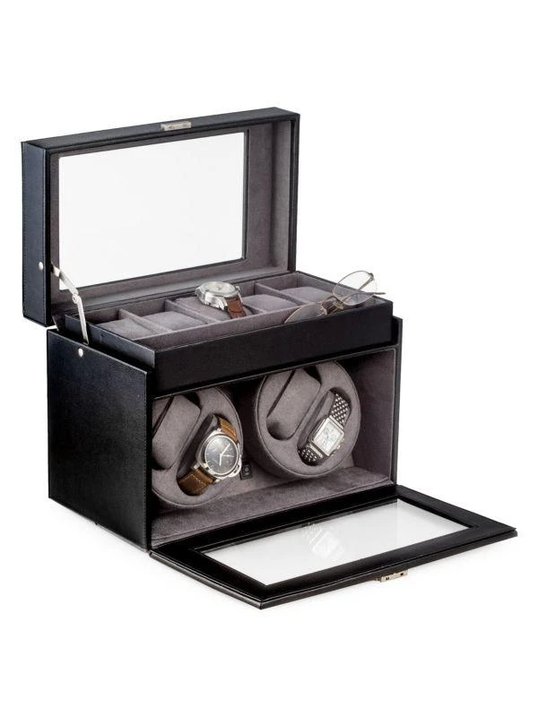 商品Bey-Berk|Leather Watch Winder & Storage Case,价格¥4570,第1张图片