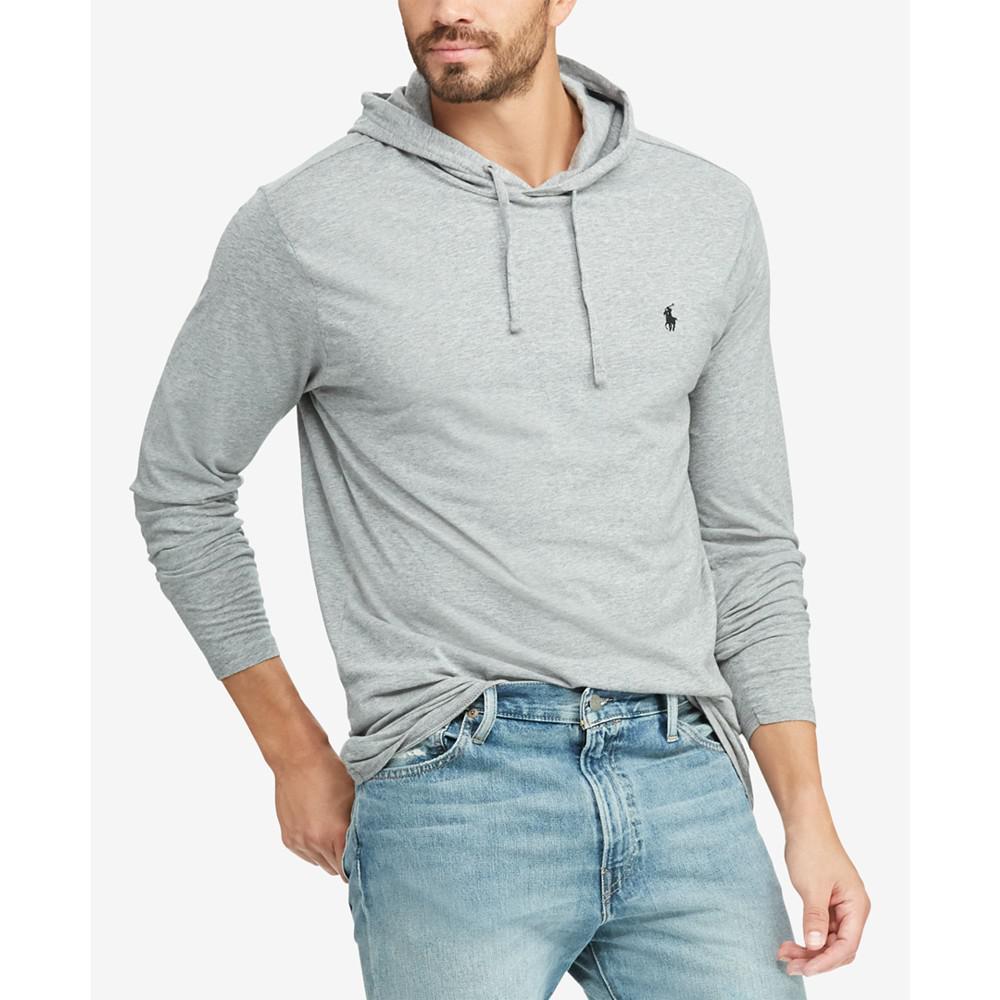 商品Ralph Lauren|Men's Big & Tall Hooded Long Sleeve T-Shirt,价格¥478,第1张图片