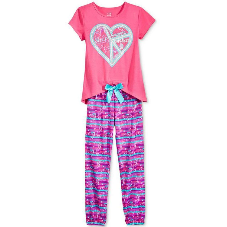 商品Max & Olivia|大/小童2-Pc. Sleep Friends Cupcakes Pajama Set, Little Girls (2-6X), Big Girls (7-16)), Created for Macy's,价格¥80,第1张图片