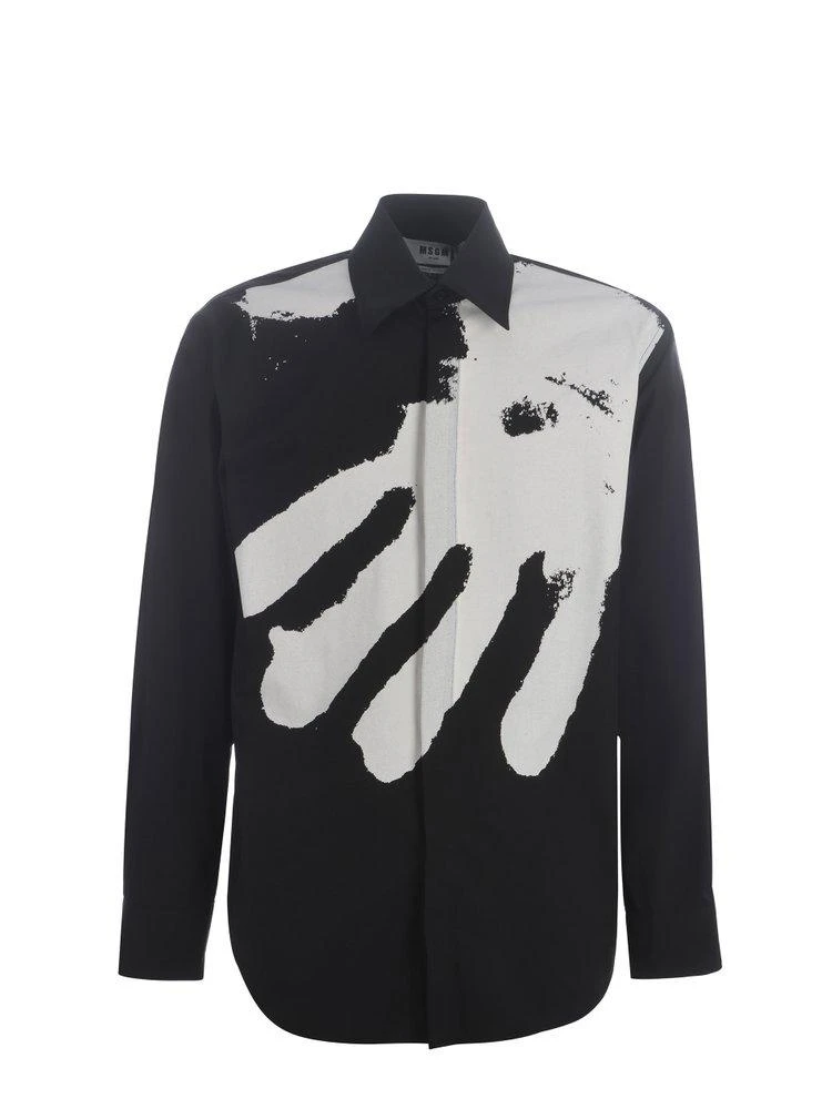 商品MSGM|MSGM Buttoned Long-Sleeved Shirt,价格¥1736,第1张图片