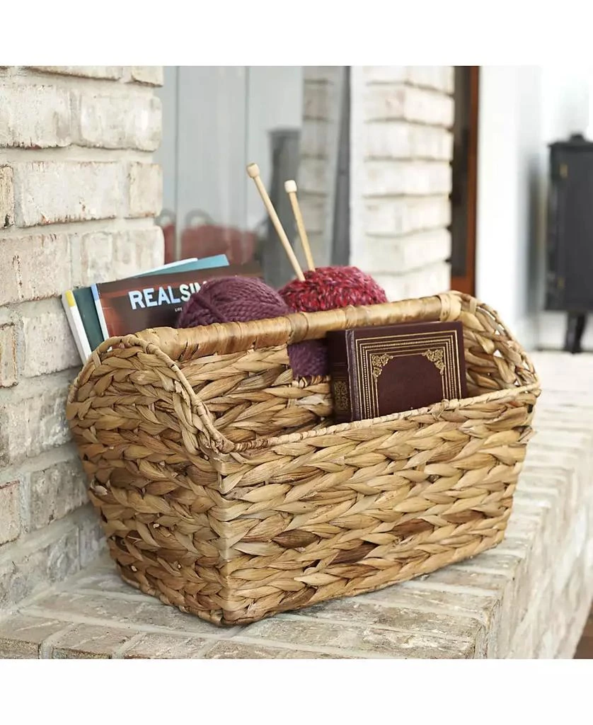 商品Household Essentials|Water Hyacinth Magazine Rack,价格¥556,第2张图片详细描述