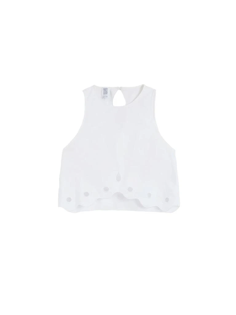 商品Rosie Assoulin|Up And Under Eyelet Crop Top,价格¥3047,第1张图片