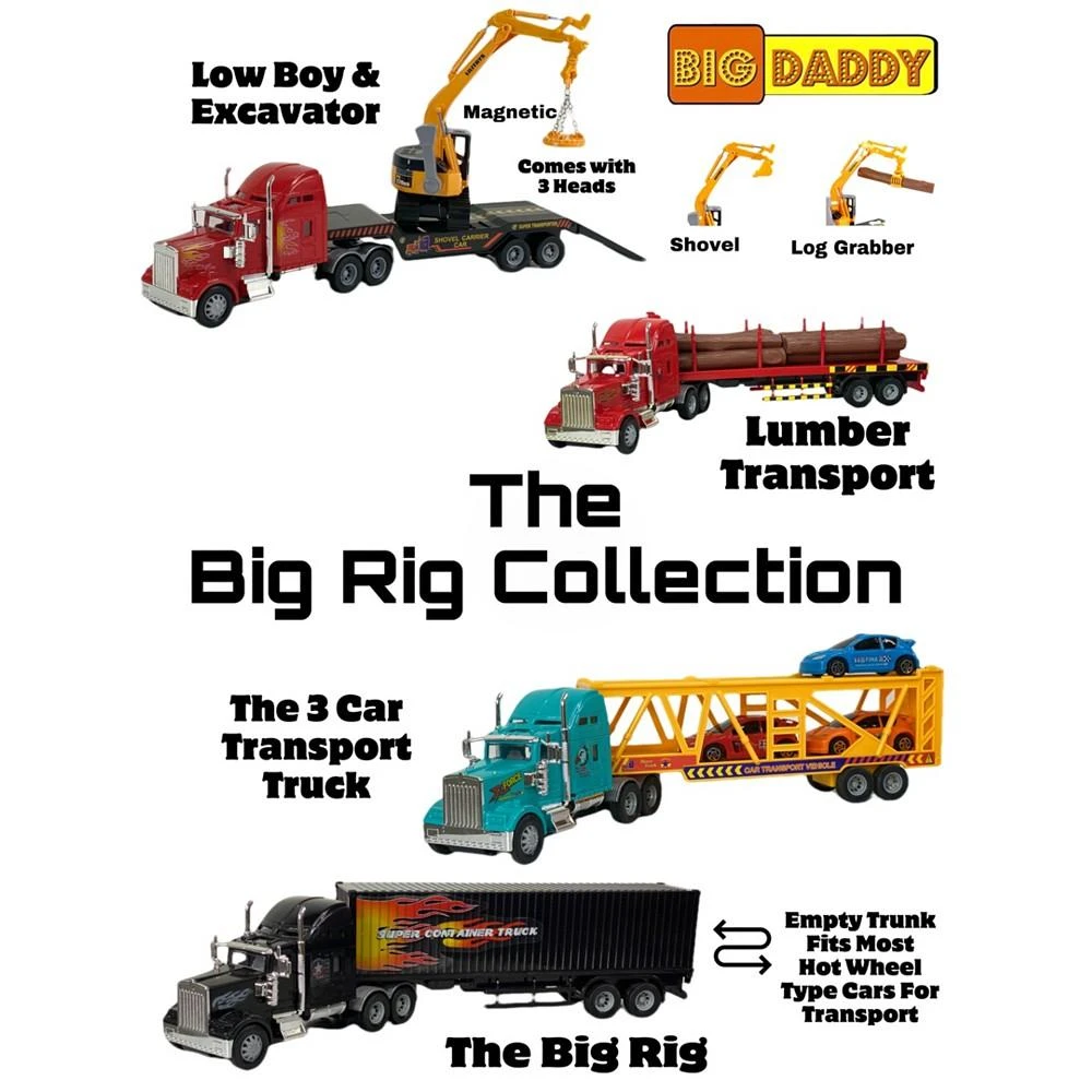 Mag-Genius Big-Daddy Big Rig Lumber Truck with 6 Piece Lumber Toy 商品
