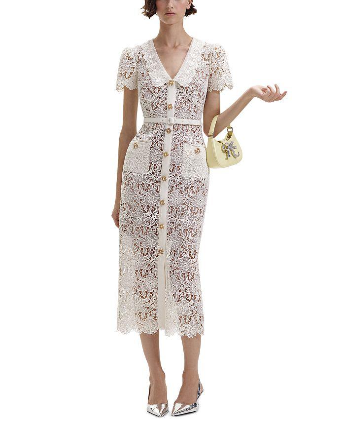 Self Portrait Lace Midi Dress - Dresses & Skirts - Free Shipping -  BeyondStyle