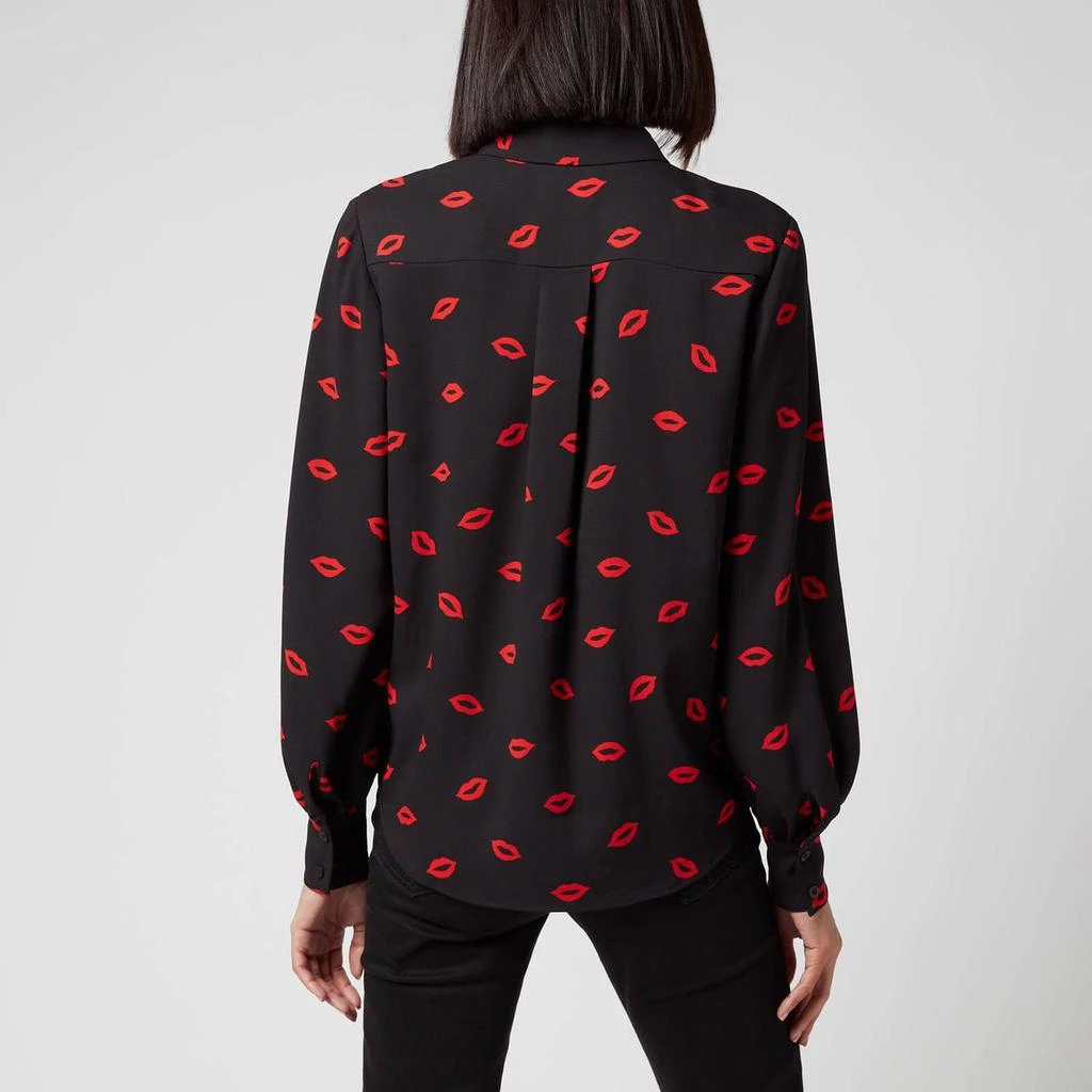 商品Kate Spade|Kate Spade New York Women's Lips Pastis Blouse - Black,价格¥576,第2张图片详细描述