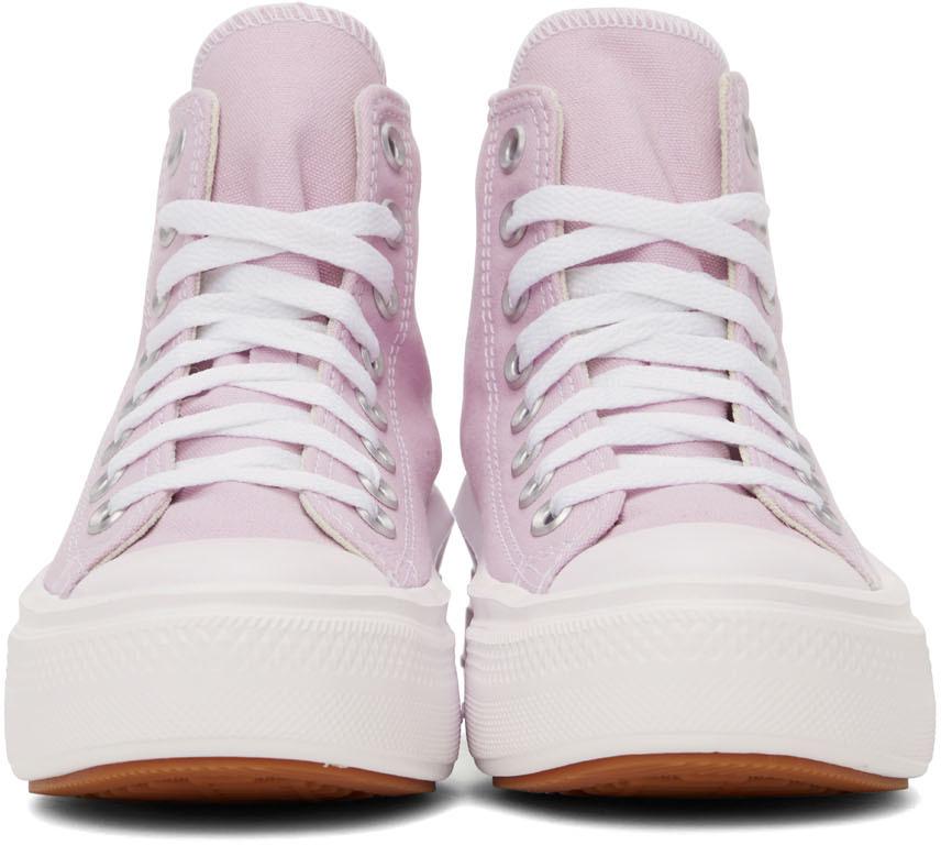 Pink All Star Move Hi Top Sneakers商品第2张图片规格展示