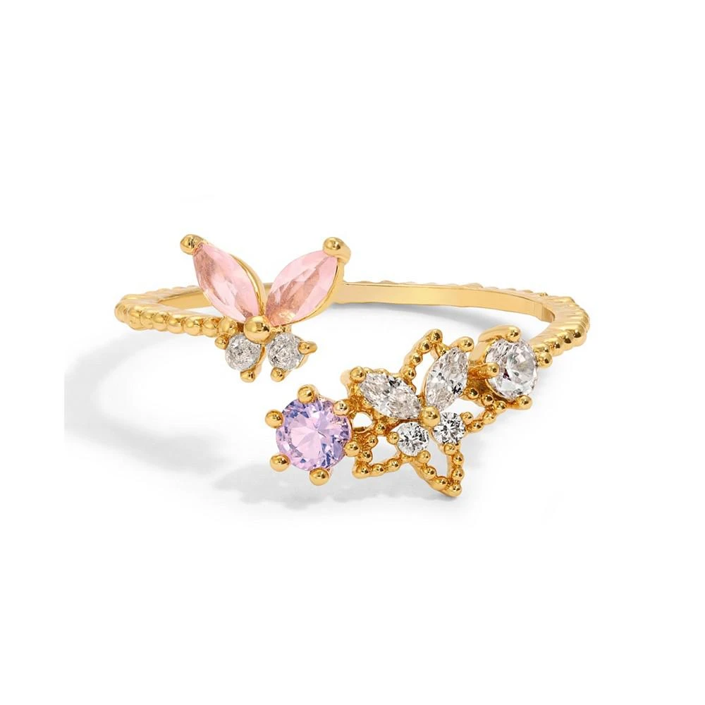 商品Girls Crew|Crystal Pink Precious Moments Butterfly Ring,价格¥337,第1张图片