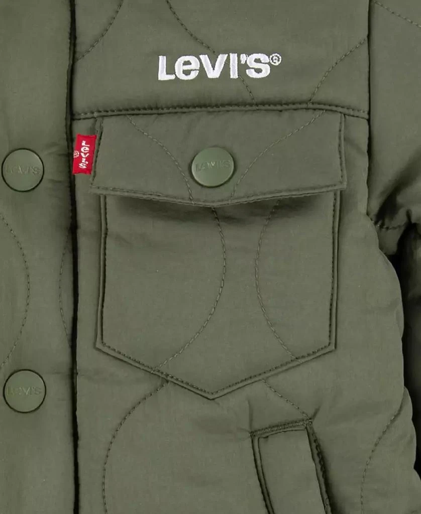 商品Levi's|Toddler & Little Boys Quilted Trucker Jacket,价格¥535,第4张图片详细描述