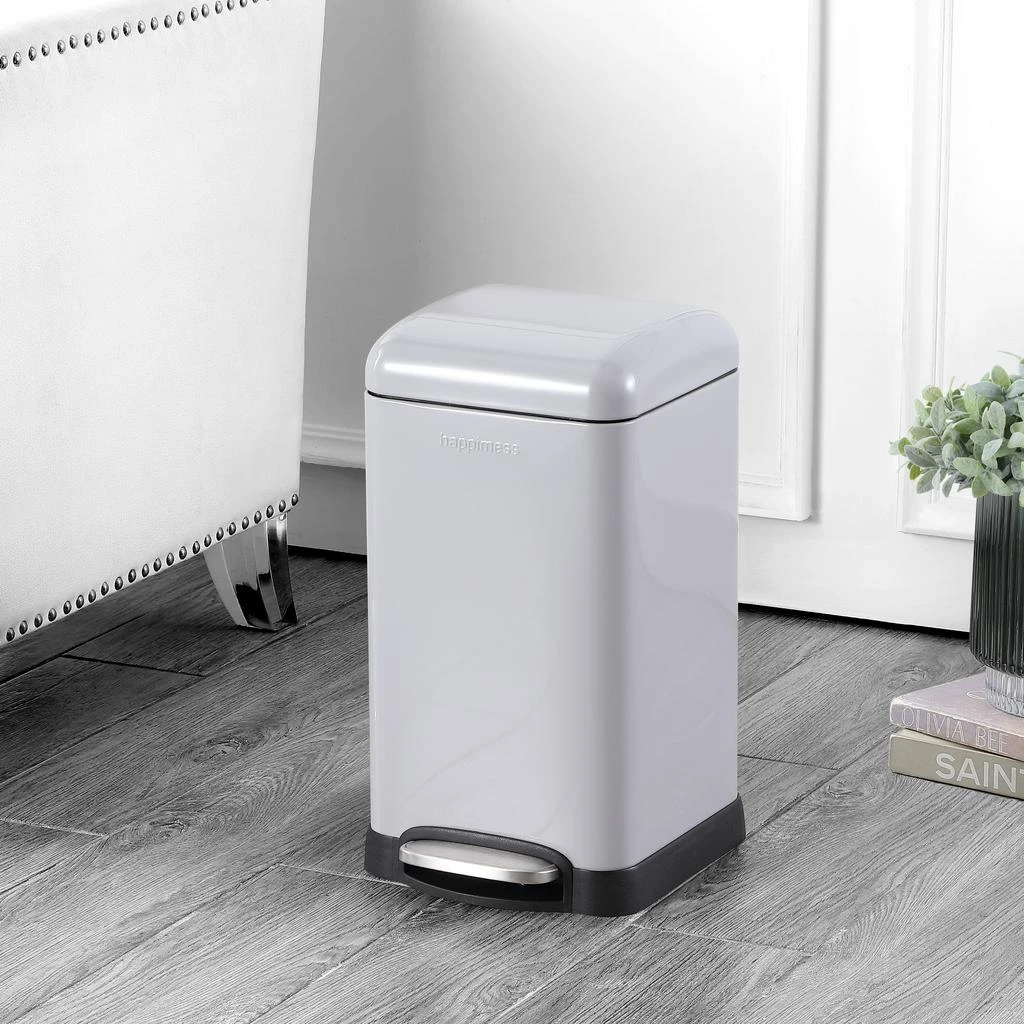 商品happimess|Betty Retro Mini 3.2-Gallon Step-Open Trash Can,价格¥490,第1张图片