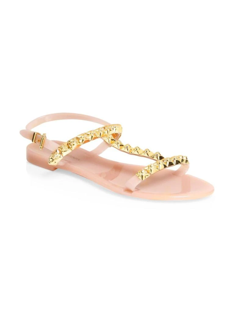 商品Stuart Weitzman|铆钉平底鞋凉鞋,价格¥566,第2张图片详细描述
