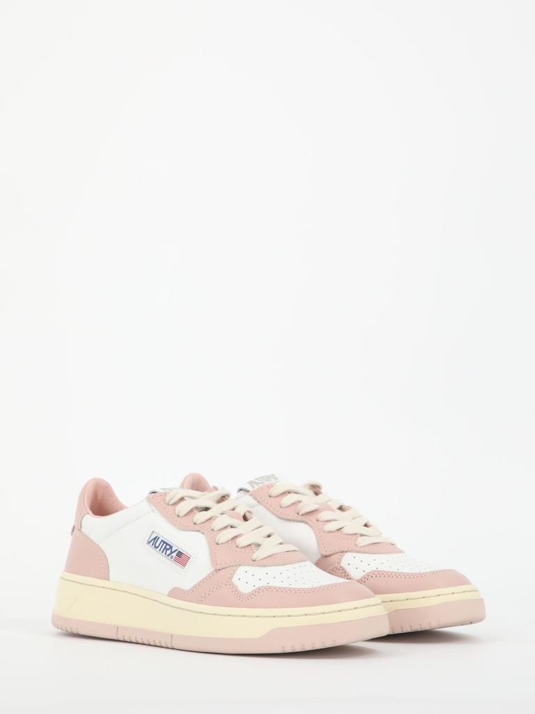 商品Autry|Medalist pink and white sneakers,价格¥892,第4张图片详细描述