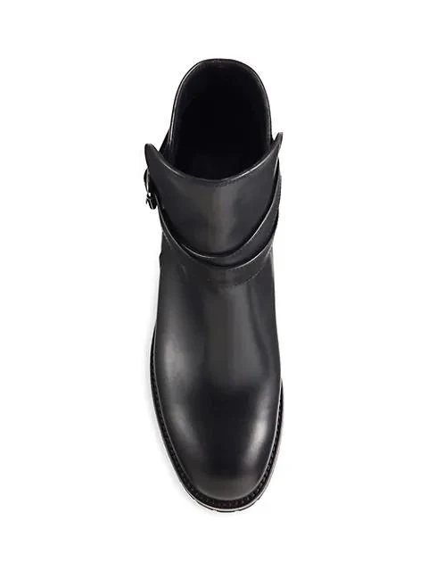 商品Manolo Blahnik|Sulgamba 真皮平底短靴,价格¥7444,第5张图片详细描述