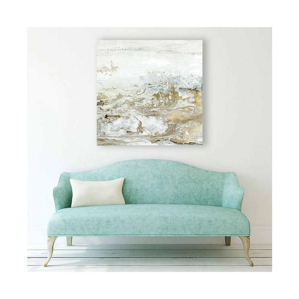 商品Giant Art|20" x 20" Geode II Teal Version Museum Mounted Canvas Print,价格¥879,第5张图片详细描述
