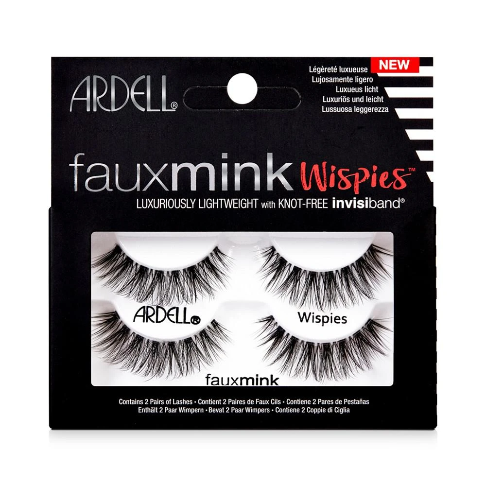 商品Ardell|Faux Mink Lashes - Wispies 2-Pack,价格¥79,第1张图片