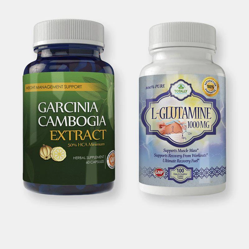 商品Totally Products|Garcinia Cambogia Extract and L-Glutamine Combo Pack,价格¥179,第1张图片
