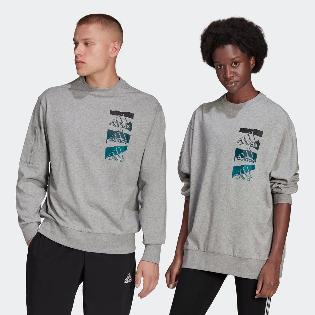 Men's adidas Essentials Brandlove Sweatshirt (Gender Neutral)商品第1张图片规格展示