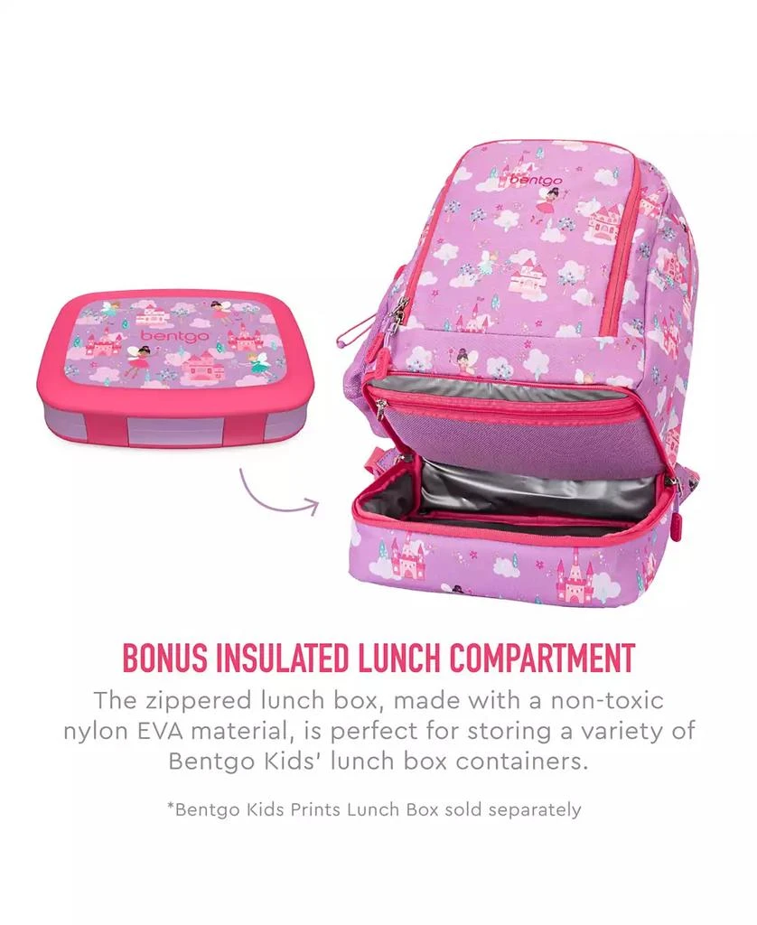 商品Bentgo|Kids Prints 2-In-1 Backpack and Insulated Lunch Bag - Fairies,价格¥266,第2张图片详细描述