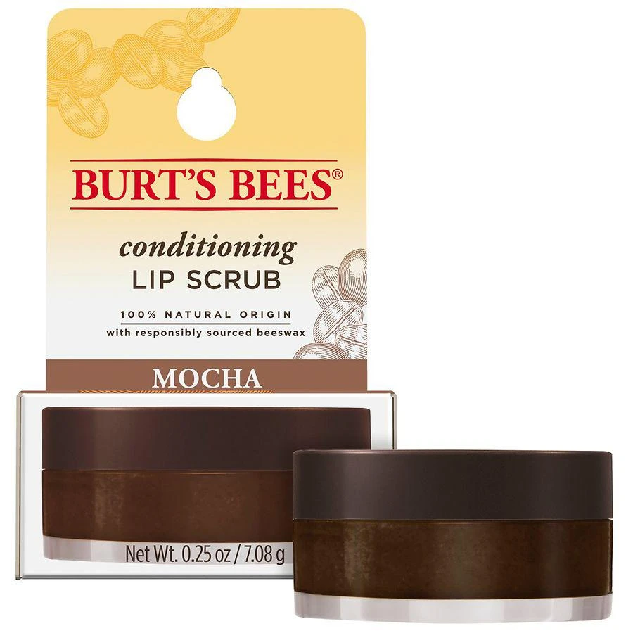 商品Burt's Bees|Conditioning Lip Scrub, 100% Natural Origin Mocha,价格¥84,第1张图片