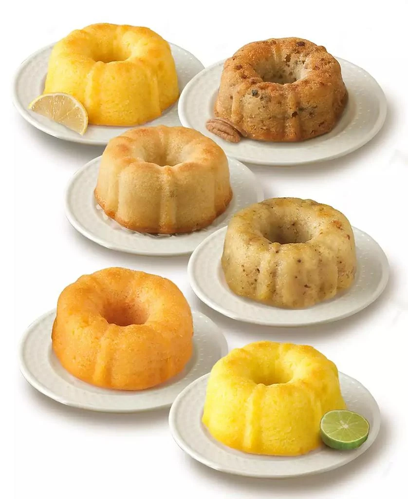 商品Dockside Market|6 Pack Tropical Mini Bundt Cake Sampler,价格¥240,第1张图片