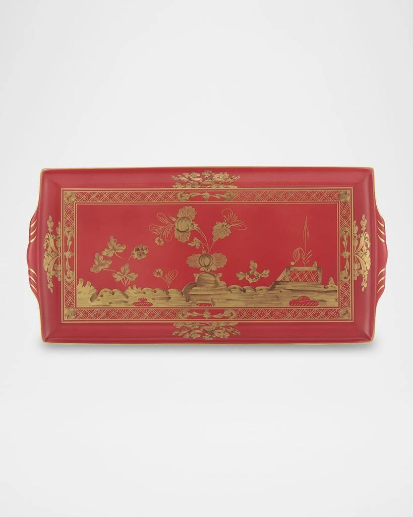 商品GINORI 1735|Oriente Italiano Rubrum Large Service Tray,价格¥3876,第1张图片