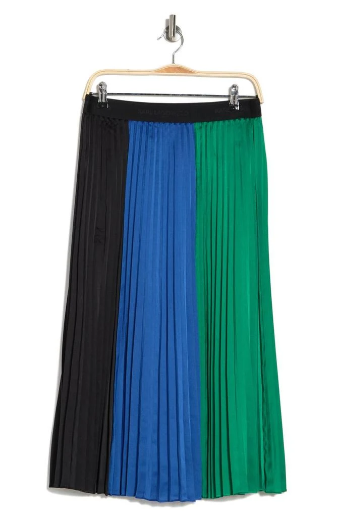 商品Karl Lagerfeld Paris|Pleated Colorblock Midi Skirt,价格¥443,第3张图片详细描述