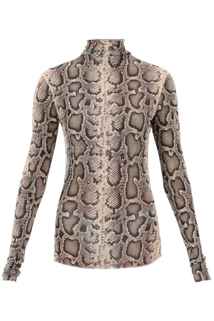 商品Max Mara|Proteo mesh top with python print,价格¥655,第1张图片