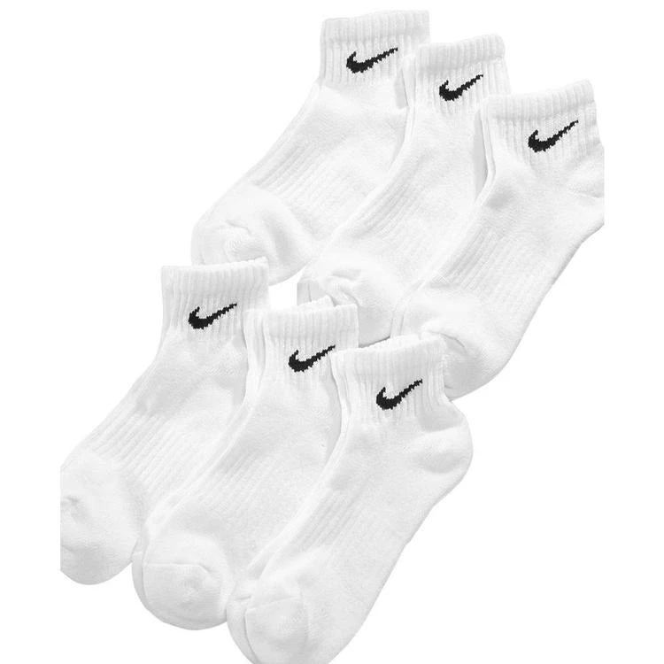 商品NIKE|6-Pack Quarter Length Low-Cut Socks, Little Boys & Big Boys,价格¥120,第1张图片