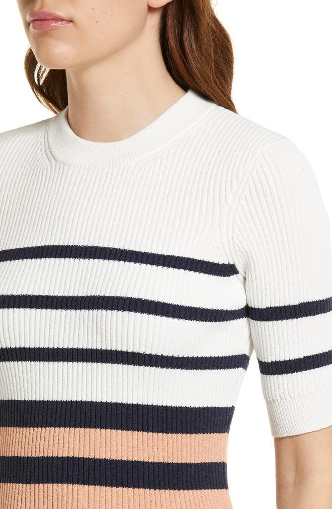 商品FRAME|Rib Short Sleeve Sweater,价格¥1043,第6张图片详细描述