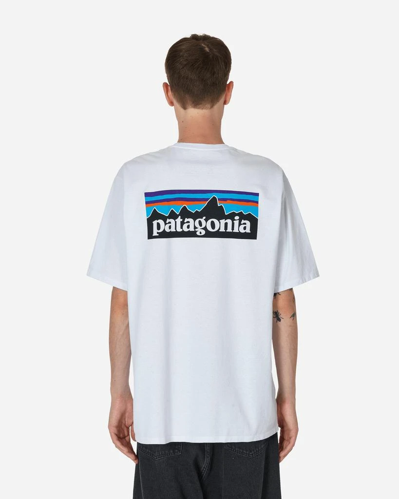 商品Patagonia|P-6 Logo Responsibili T-Shirt White,价格¥317,第3张图片详细描述