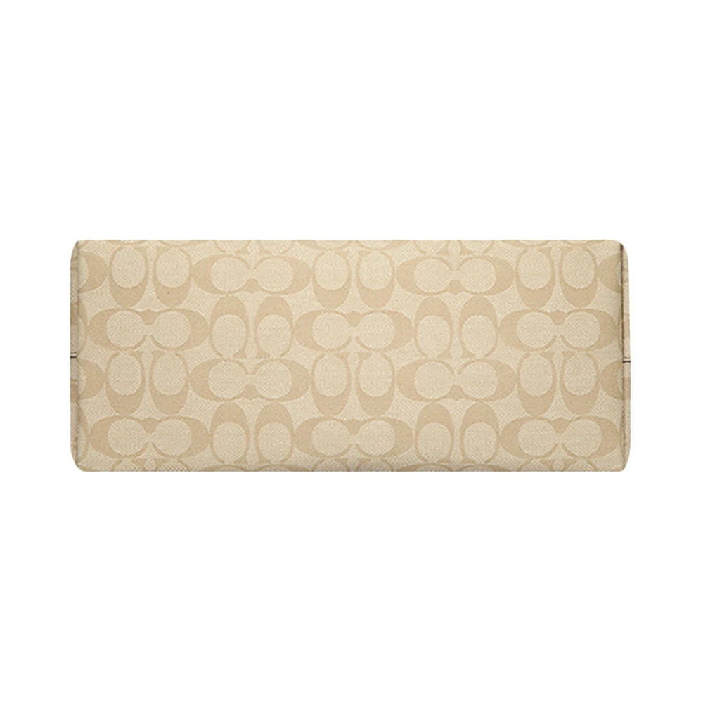 coach 女士大号卡其色PVC手提单肩包 79609IMDQC 商品
