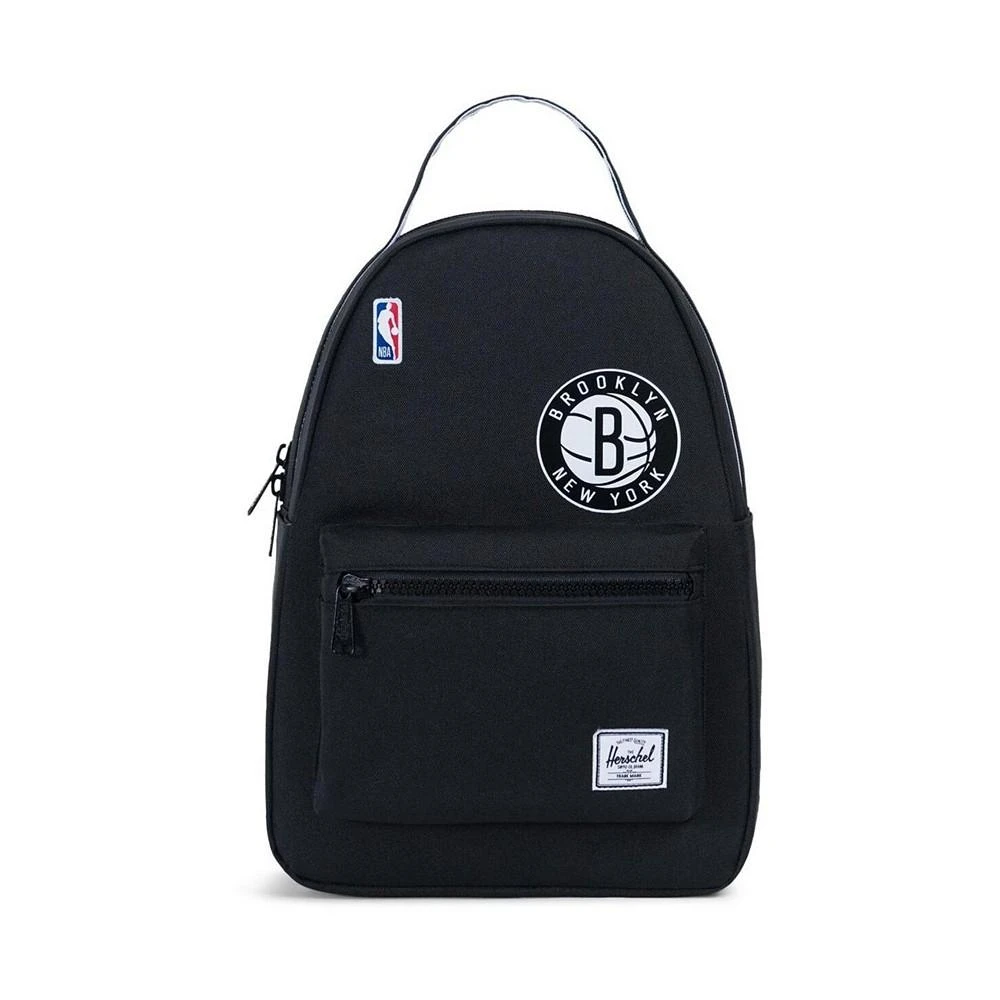 商品Herschel Supply|Supply Co. Black Brooklyn Nets Nova Small Backpack,价格¥512,第2张图片详细描述