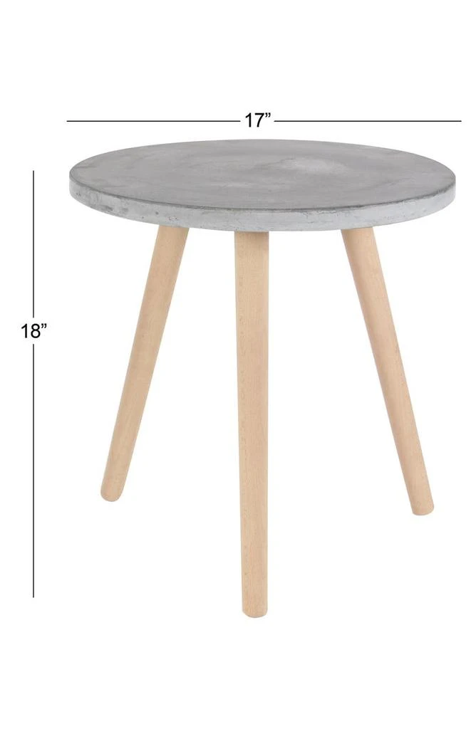 商品UMA|Gray Fiberclay Contemporary Accent Table,价格¥742,第4张图片详细描述