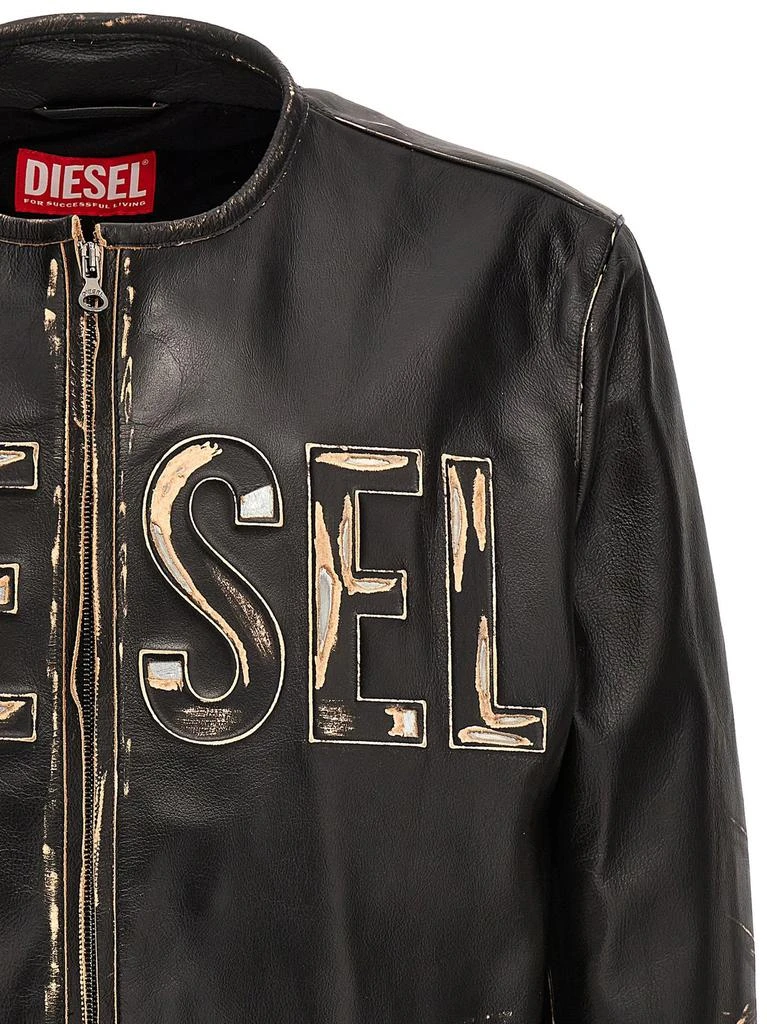 商品Diesel|Diesel Logo Detailed Zip-Up Jacket,价格¥6559,第3张图片详细描述