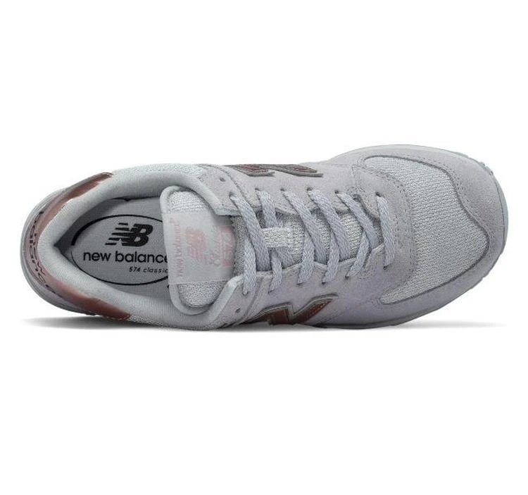 商品New Balance|Women's 574 Molten Metallic,价格¥516,第3张图片详细描述