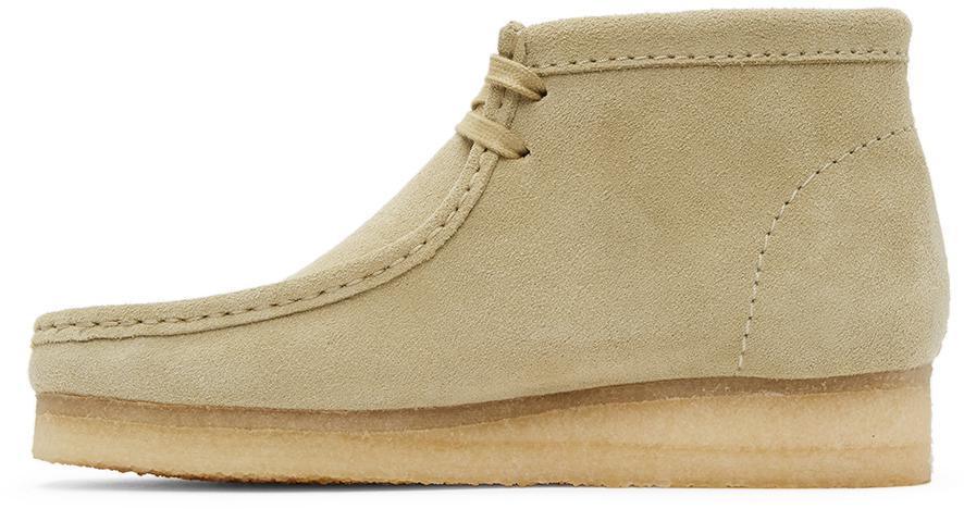 Beige Suede Wallabee Boots商品第3张图片规格展示