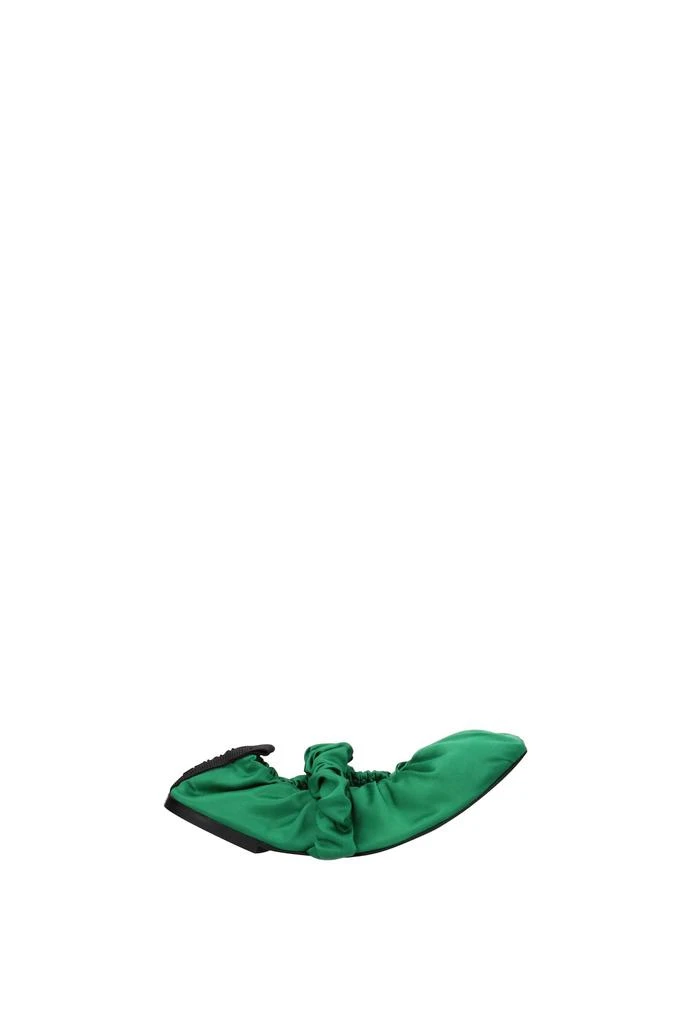 商品Ganni|Ballet flats Fabric Green Vivid Green,价格¥993,第1张图片