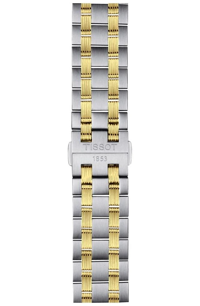 商品Tissot|Men's Automatics III Date Two-Tone Bracelet Watch, 39mm,价格¥2877,第2张图片详细描述