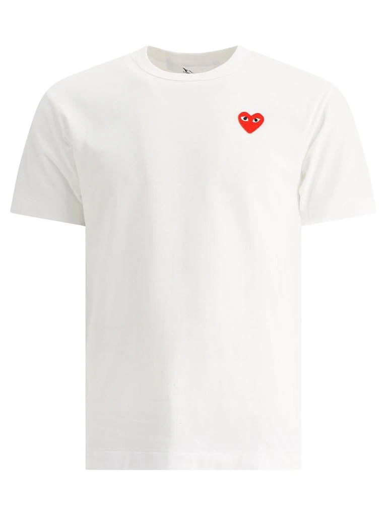 商品Comme des Garcons|Comme des Garçons Play Heart Logo Patch Crewneck T-Shirt,价格¥447,第1张图片