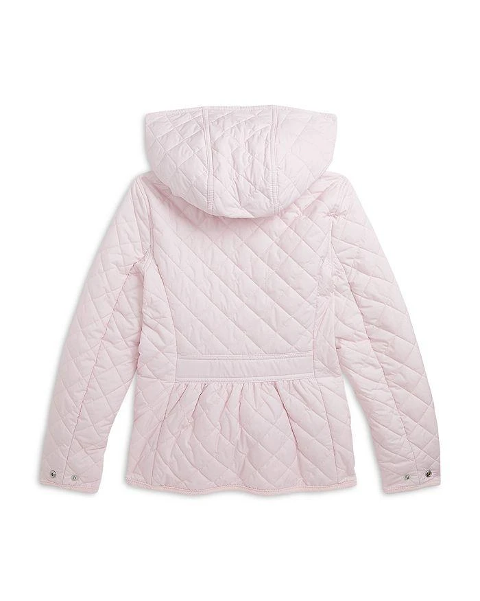 商品Ralph Lauren|Girls' Quilted Water Repellent Barn Jacket - Little Kid, Big Kid,价格¥362,第3张图片详细描述