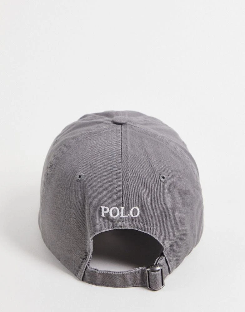 商品Ralph Lauren|Polo Ralph Lauren cap in grey with pony logo,价格¥512,第3张图片详细描述