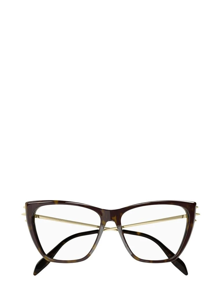 商品Alexander McQueen|Alexander McQueen Eyewear Cat-Eye Frame Glasses,价格¥2118,第1张图片