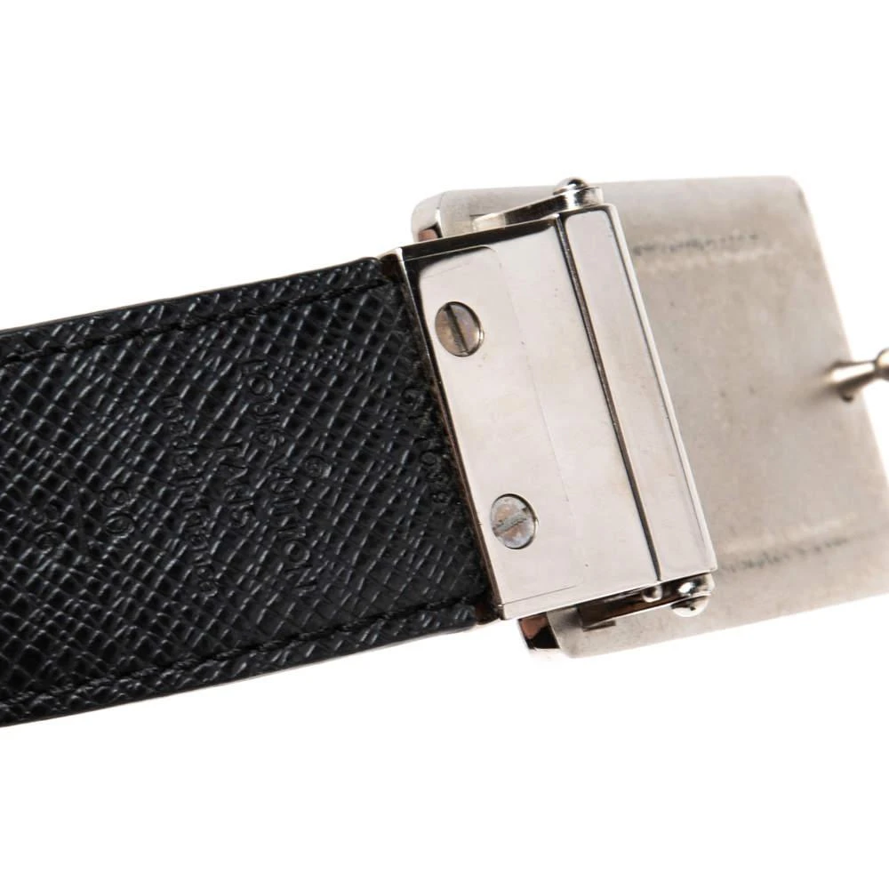 商品[二手商品] Louis Vuitton|Louis Vuitton Black Damier Graphite Canvas Inventeur Reversible Belt 90CM,价格¥3589,第5张图片详细描述