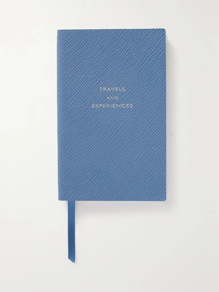 商品SMYTHSON|Panama “travels And Experiences” 纹理皮革笔记本,价格¥489,第1张图片