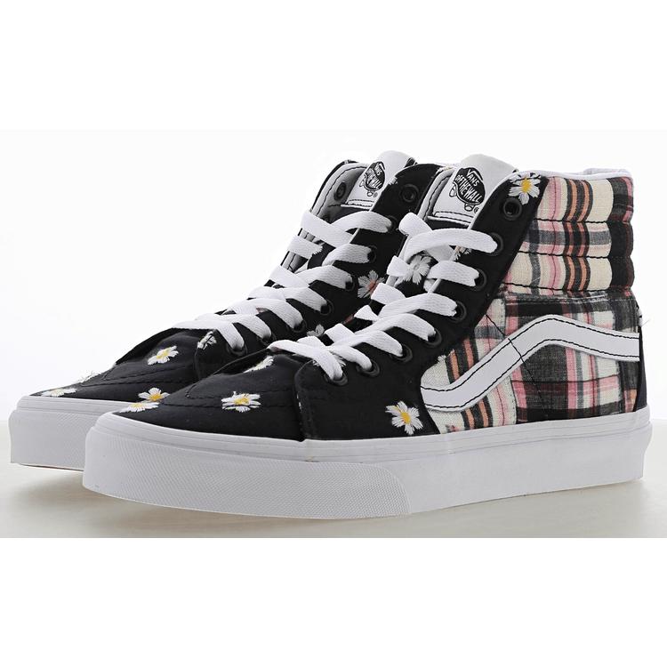 Vans Sk8 Hi Plaid Patchwork - Women Shoes商品第2张图片规格展示