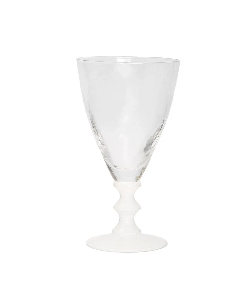 商品Classic Touch Decor|Set of 6 White Stemmed Wine Glasses,价格¥432,第1张图片