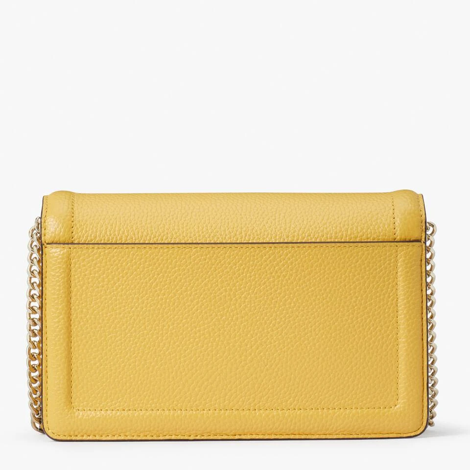 商品Kate Spade|Kate Spade New York Women's Knott Pebbled Flap Cross Body Bag - Morning Light,价格¥1075,第3张图片详细描述