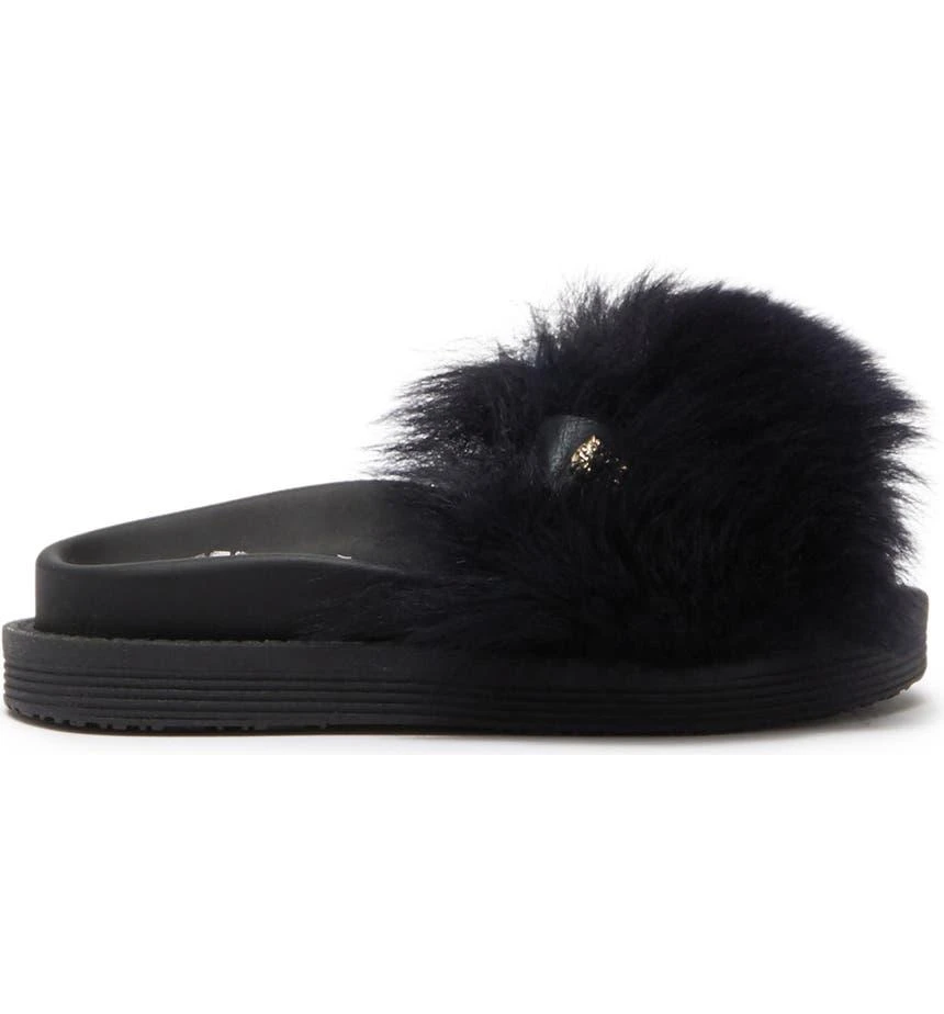 商品Versace|Faux Fur Slide Sandal,价格¥615,第3张图片详细描述