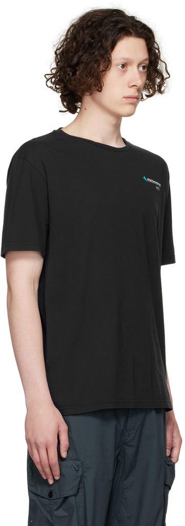 商品Klattermusen|Black Organic Cotton T-Shirt,价格¥189,第4张图片详细描述