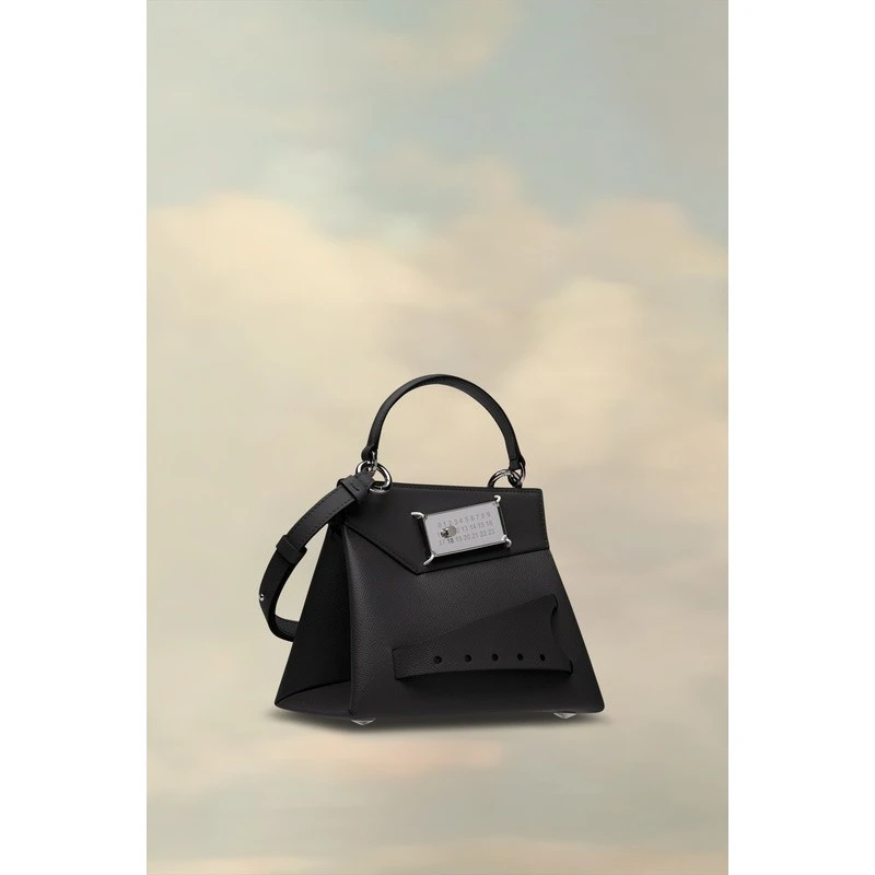 商品MAISON MARGIELA|Maison Margiela 女士黑色牛皮手提包,价格¥14385,第5张图片详细描述